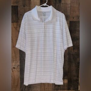 Men’s Sz XXL Champion White Dri Fit Polo Shirt